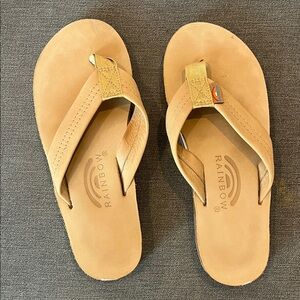 Rainbow Women's Tan Flip-Flop Sandals